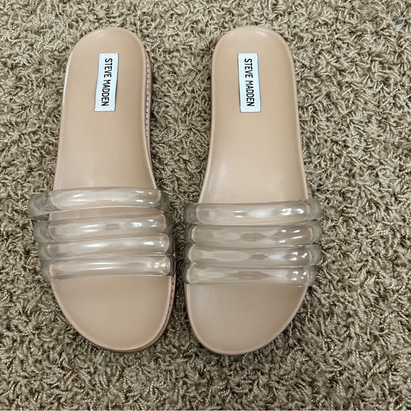 Steve Madden Shoes - Steve Madden Drips Clear Sandals Size 9.5